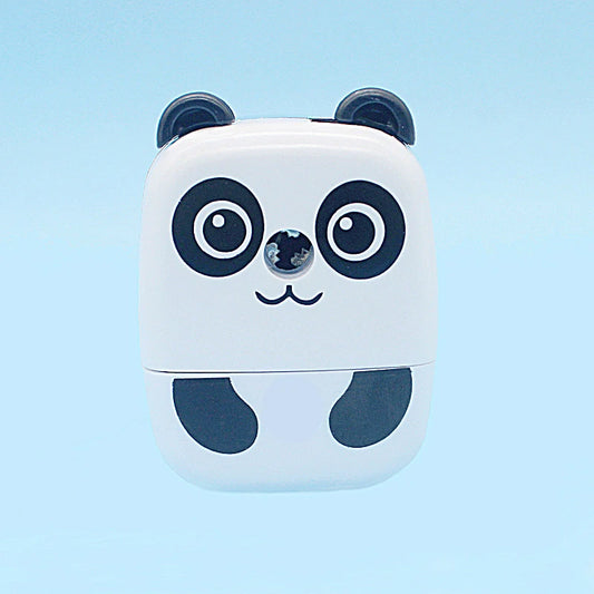 Cartoon Panda Hand-cranked Pen Sharpener Automatic Pen Feeding Pen Sharpener Educational and Stationery Pen Sharpener