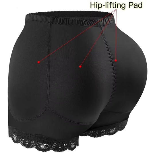 Body Shaper Underwear With Hips Pads Filler Sexy Butt Lifter Enhancer Control Panties Belly Smooth Shapewear Fake Buttock Plus
