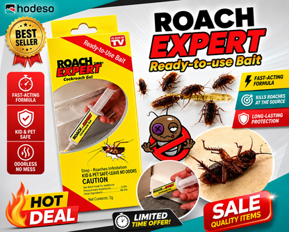 Roach expert ready to kill Bait cockroach Killer Gel