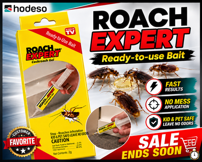 Roach expert ready to kill Bait cockroach Killer Gel