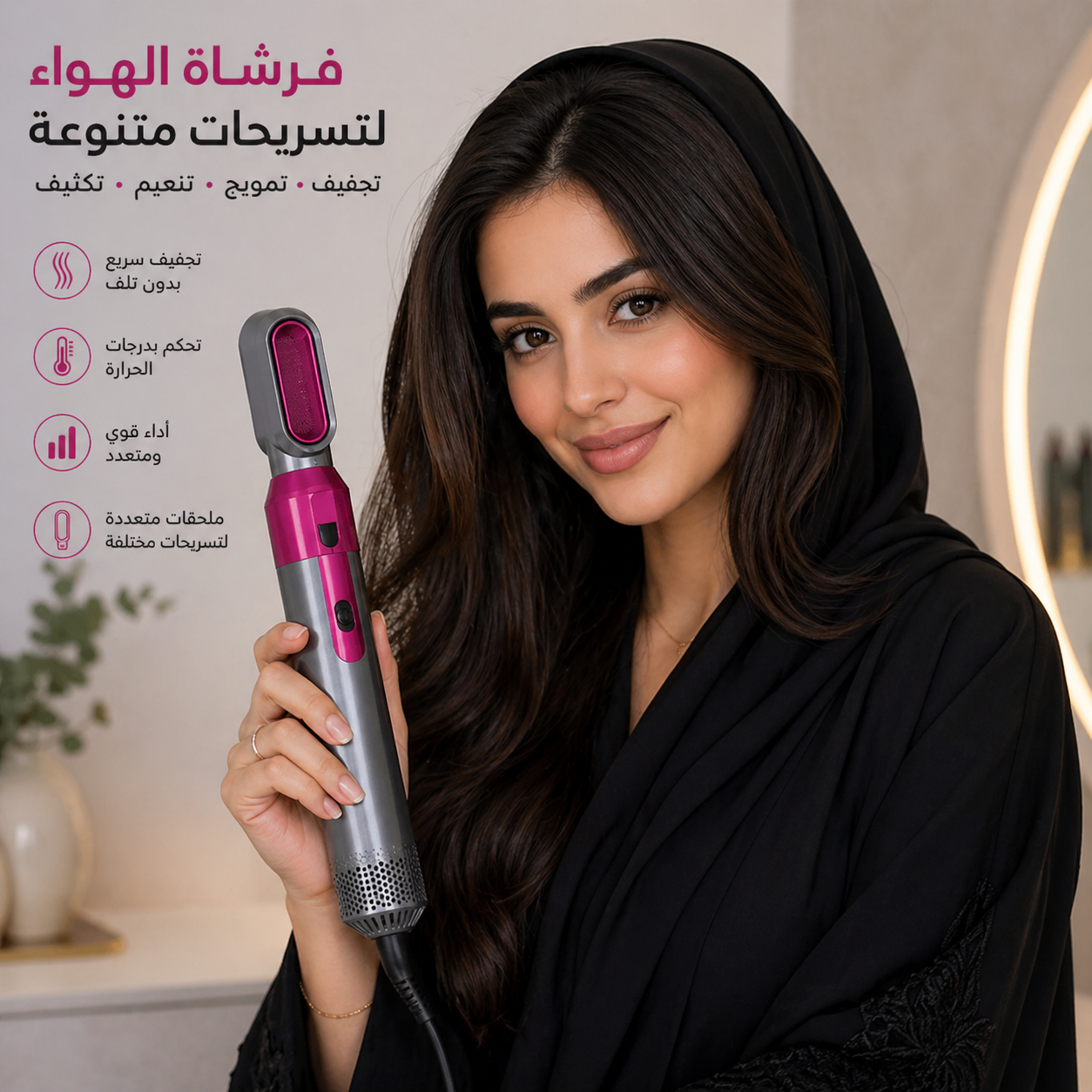CERAMIC Hot Air Brush (5-in-1)