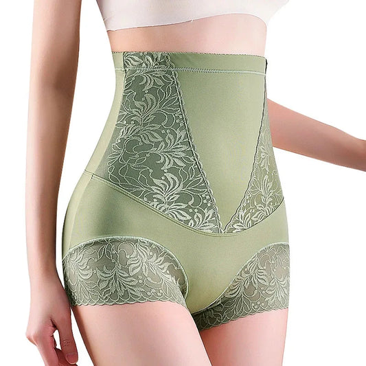 High Waist Shapewear Tummy Control Panties Lace Slimming Underwear Women Waist Trainer Body Shaper Underwear