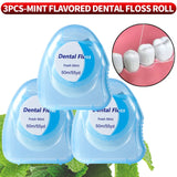 6pcs/3pcs/1pc mint flavored dental floss, compact, convenient, and fast for cleaning between teeth gaps