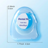 6pcs/3pcs/1pc mint flavored dental floss, compact, convenient, and fast for cleaning between teeth gaps