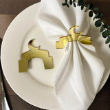 5pcs Bismillah Alhamdulillah Napkin Rings Eid Al-Fitr Al Adha Muslim Islamic Kareem Ramadan Mubarak Iftar Table Decor Eid Gift