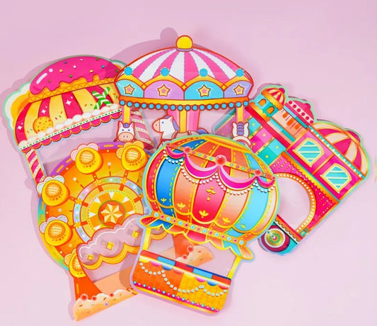 20/50Pcs Fairy Tale Candy Bags Food Grade Ziplock Sealed Snack Pouch for Cookies Sweets Wedding Kids Birthday Party Favors