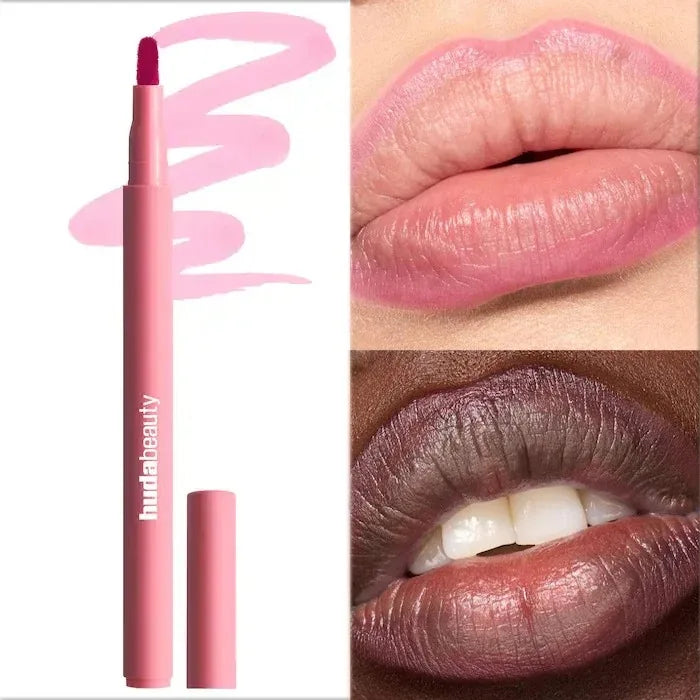 Huda Beauty Faux Filler Shiny Non-Sticky Lip Gloss Hydrating