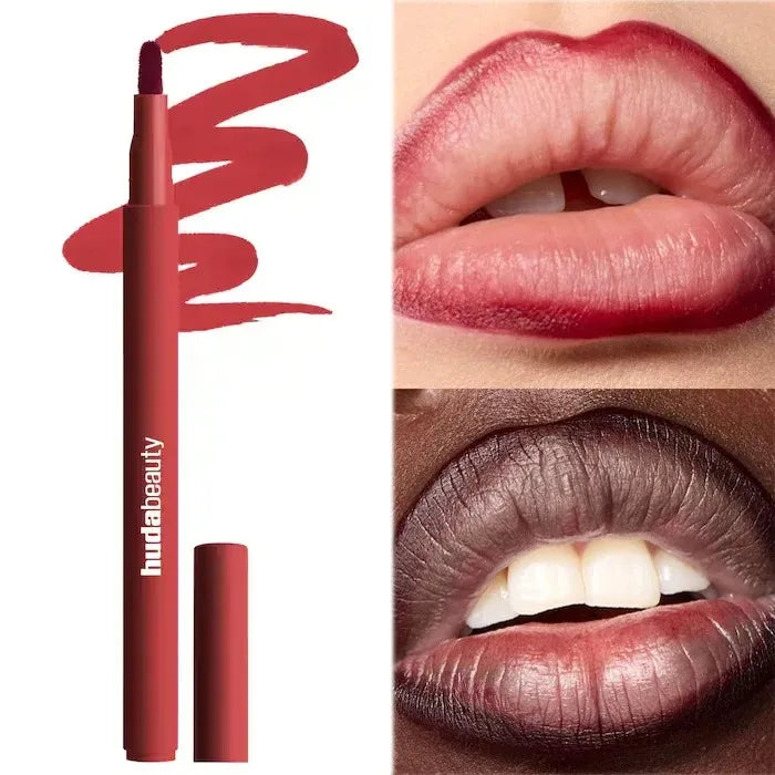 Huda Beauty Faux Filler Shiny Non-Sticky Lip Gloss Hydrating