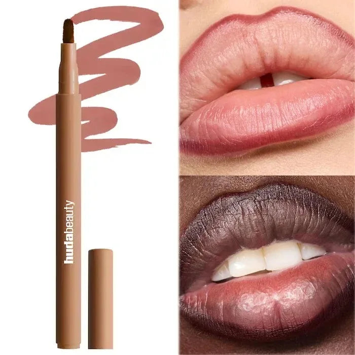 Huda Beauty Faux Filler Shiny Non-Sticky Lip Gloss Hydrating