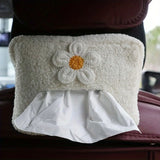 1PC plush bear/flower decoration car tissue box, car decoration, novice driver gift, holiday gift