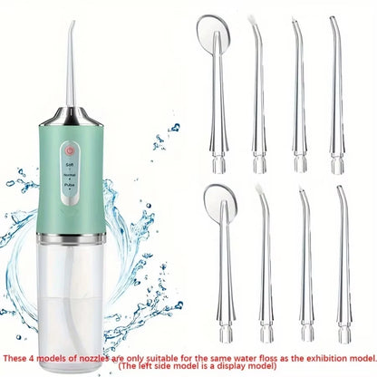 Electric Water Floss, Intelligent Chip, Precise Pressure Control, Oral Irrigator, Used For Deep Teeth And Gum Cleaning