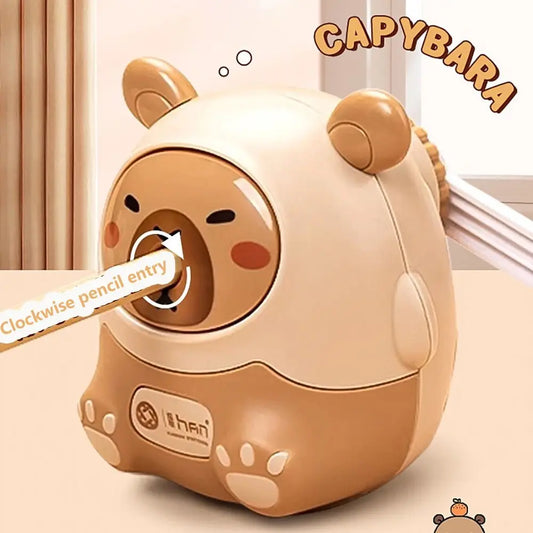 Pencil Sharpener Creative Capybara Kawaii Stationery Office School Supplies Hand Crank Mechanical Pencil Cutter Sharpen Tools