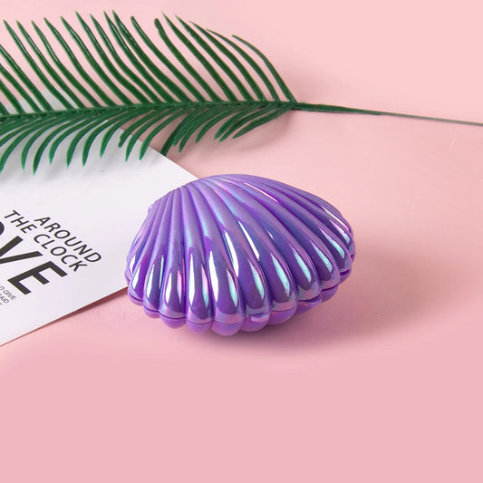 5pcs Shell Candy Boxes Plastic Candy Box Baby Shower Snack Cookies Box Wedding Supplies Mermaid Birthday Party Candy Box Favors