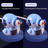 1Pcs Student Cartoon Hand Sharpener Astronaut Shape Sharpener Automatic Pencil Sharpener