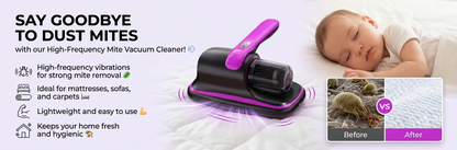 Wireless Handheld Vacuum Cleaner Mite Remover Machine