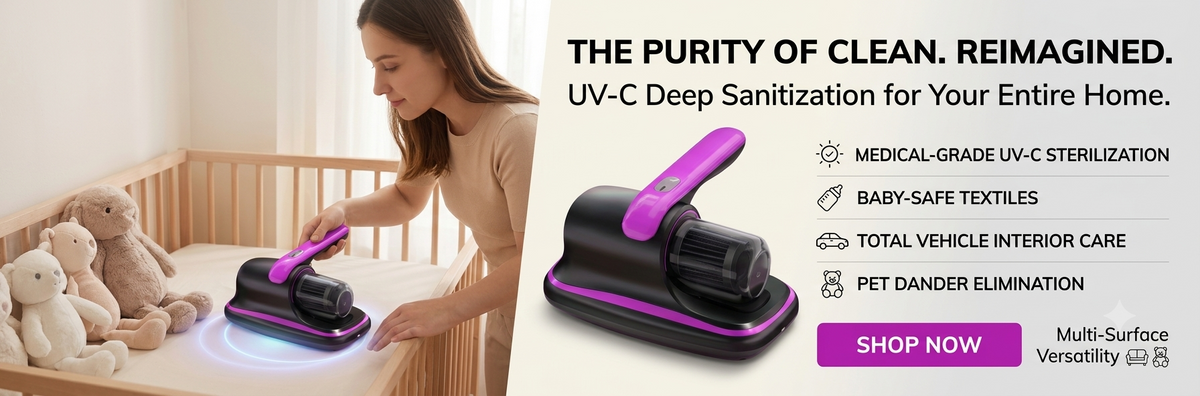 Wireless Handheld Vacuum Cleaner Mite Remover Machine