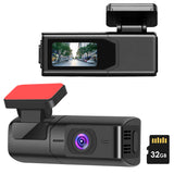 1Pc 2K HD Front Dash Cam For Car With IPS Screen Night Vision Loop Recording Included 32G Storage Card 140 Degree Wide Angle WiFi App Control Front Dashcam