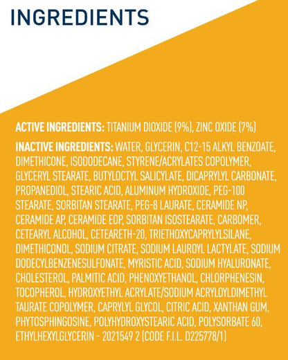 CeraVe Hydrating Mineral Sunscreen Face Lotion SPF 50